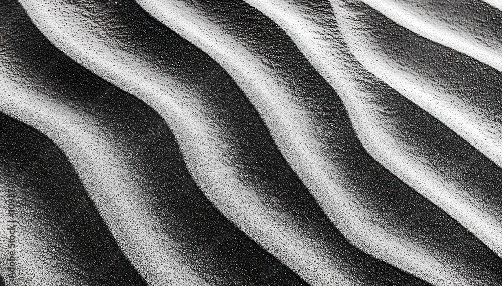 Poster Abstract Wavy Pattern on Textured Surface