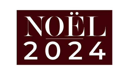 titre Noël 2024 noel avec fond rouge