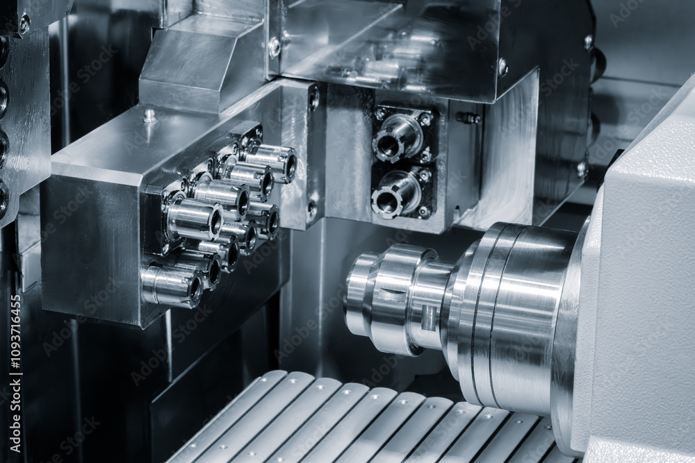 Aufkleber programmable modern cnc digital digital program machinemanufacturing professional metalworking machi