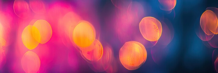 Obraz premium Abstract Blurred Background with Pink and Yellow Lights