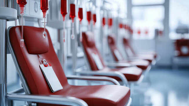 contemporary blood donation station multiple donors are seated comfortably contributing life saving efforts giving blood. setting emphasizes community support