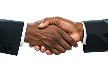 Obraz premium Shaking hands, agreement and partnership in office with business people.