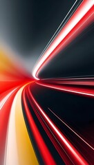 Red line fast motion speed background wallpaper
