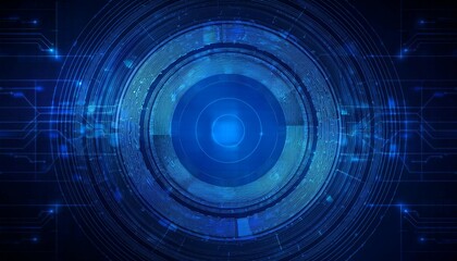 abstract background of circle technology