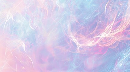 Celestial neon swirls on a minimalist canvas, Spacious white space for text