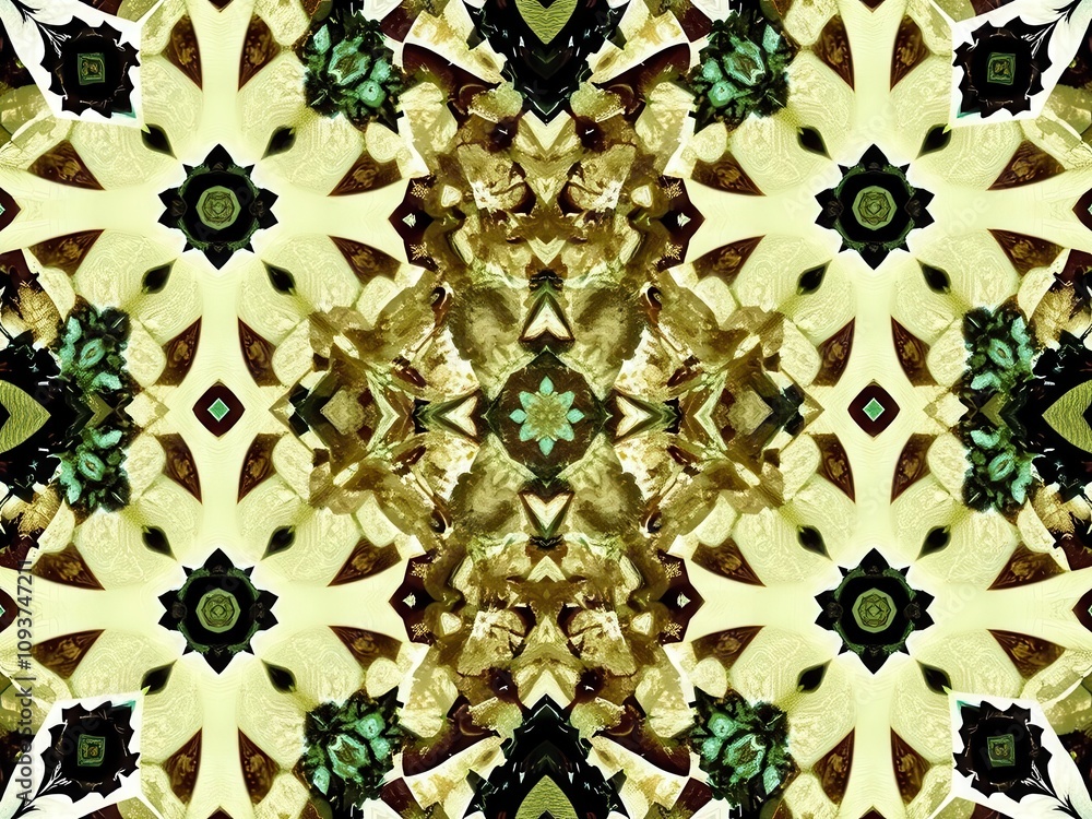 Aufkleber abstract and artistic triple exposure image effect showcasing the merging of three different images 
