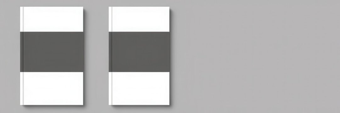 A set of book cover mockups in three sizes featuring a blank cover design ready for customization on a white background, mockup, portfolio