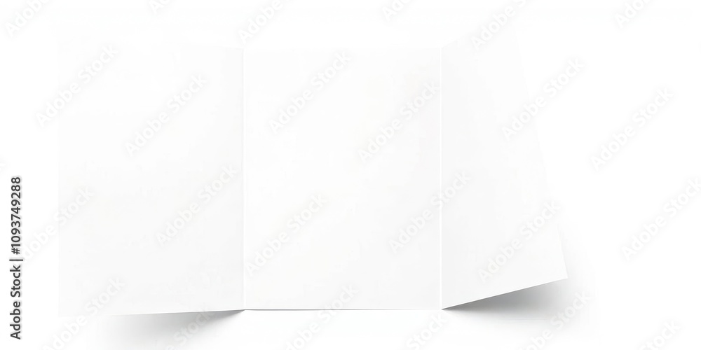 Poster folder die cut mock up template vector for showcasing unique designs on folders for presentations an
