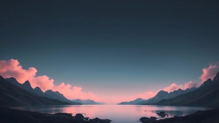 Naklejka premium 4K Minimalist Wallpaper, Computer Background, Desktop Wallpaper