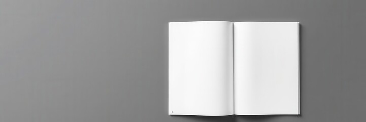 Front and back book cover mockups featuring blank pages with space for text and designs, text, pages