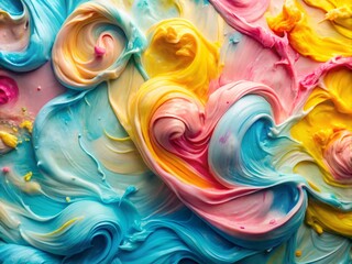 Abstract Pastel Paint Strokes and Textures Background for Food Photography, Perfect for Culinary Art Displays and Creative Recipe Presentations