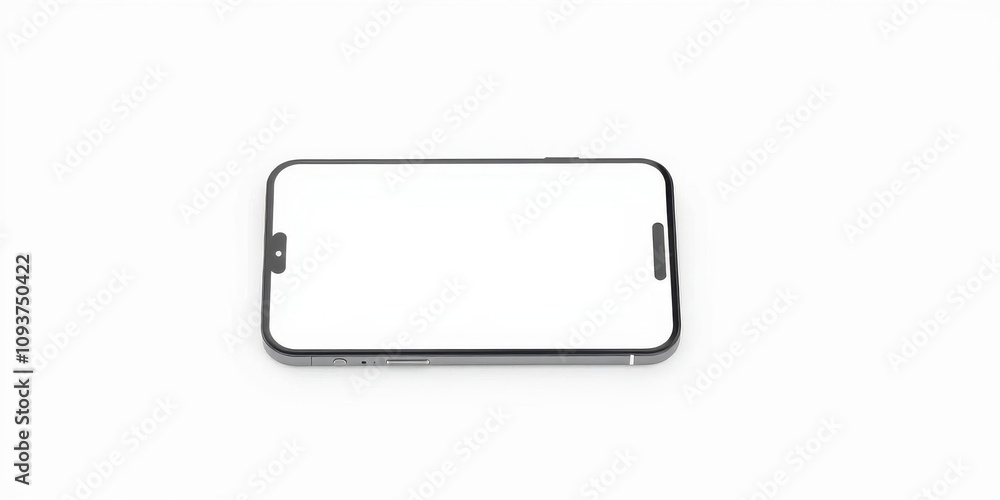 Poster smartphone mockup design with customizable background for easy customization and branding, perspecti