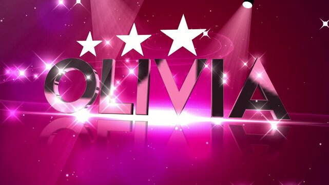 Name with stars and stripes