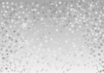 Silver stars background 