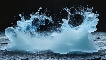 Ice Explodes Into Arctic Ballet