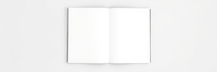 Square book cover mockup showcasing a blank white book with a clean and modern design, perfect for showcasing your own book cover designs, publication, empty, design