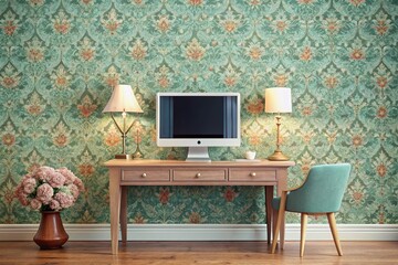Vintage Style Desktop Wallpaper: Nostalgic Aesthetic Inspirations for Your Screen with Soft Pastels and Classic Patterns for a Timeless Touch to Your Digital Space