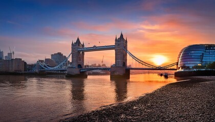 tower bridge at night