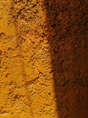 yellow of rough cement