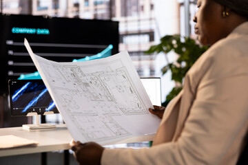 Architect developing architectural plans for residential, commercial, and industrial projects....