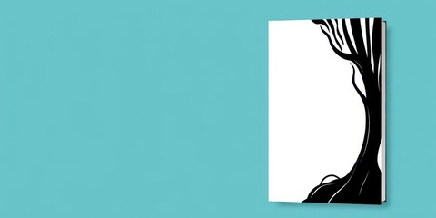 A book cover mockup featuring a blank editable background for custom design, design, author, fiction