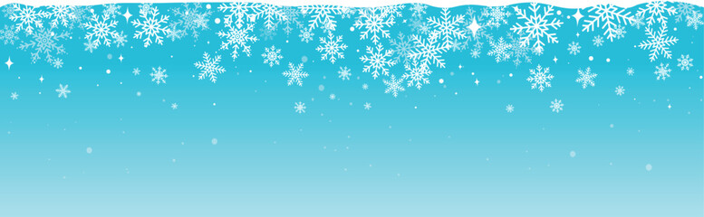 Winter background with watercolor snow texture