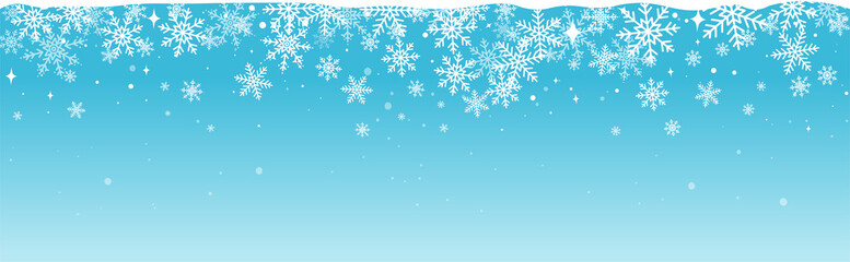 Winter background with watercolor snow texture