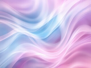 Fototapeta premium Abstract Pastel Swirls, Soft Wave Background, Dreamy Texture