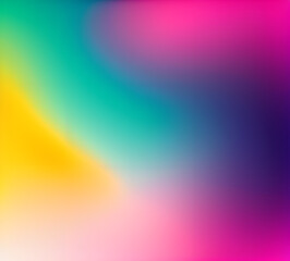 Obraz premium Wave of mixed beautiful gradient colors. smooth transitions. composition and leaking light exposure. Rainbow background. Modern design template. High quality 8k. generative ai
