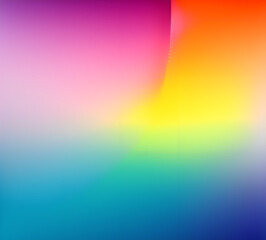 Obraz premium Wave of mixed beautiful gradient colors. smooth transitions. composition and leaking light exposure. Rainbow background. Modern design template. High quality 8k. generative ai