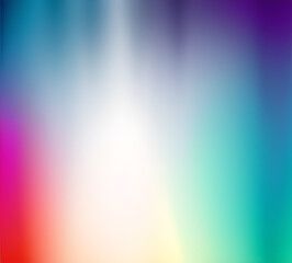 Obraz premium Wave of mixed beautiful gradient colors. smooth transitions. composition and leaking light exposure. Rainbow background. Modern design template. High quality 8k. generative ai