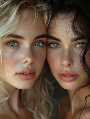 portrait of two women