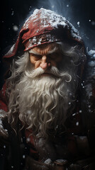 santa claus in the night