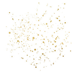 Gold Confetti Burst