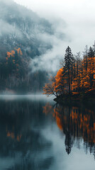 morning in the mountains