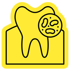 Toothache and Tooth Infection Icon