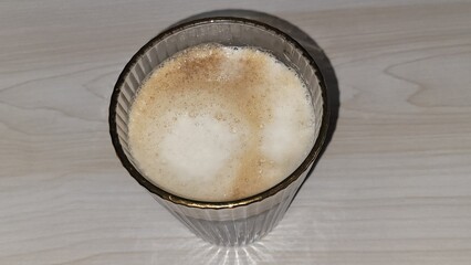 Coffee in a glass