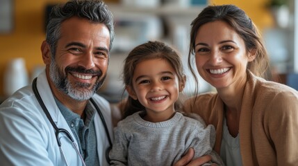 World family doctor day celebrating family doctors with patients clinic portrait indoor health awareness