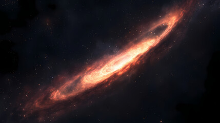 Fototapeta premium Spiral galaxy space background - cosmic nebula. Cosmic Spiral Nebula. Illustration