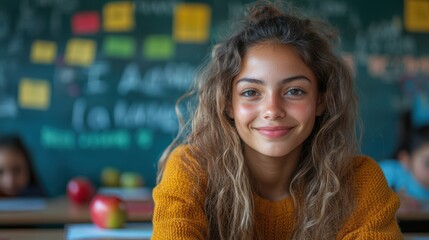 World teachers day celebration with students in classroom education joyful environment close-up view community engagement