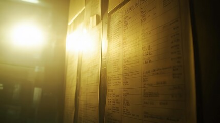 Medical charts displaying detailed records of withdrawal symptoms, emphasizing the importance of accurate documentation in patient care and treatment progress.

