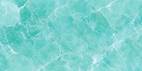 Fototapeta premium Light Teal Marble Stone Texture Background for Design and Decoration Concepts, Top View.