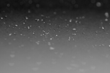 Macro shot of particles on floor