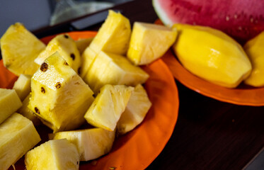 Tropical fruit growing plants southeast asia malaysia