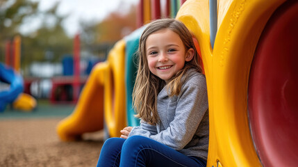 child on playground