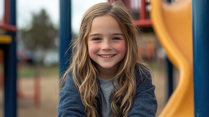 child on playground