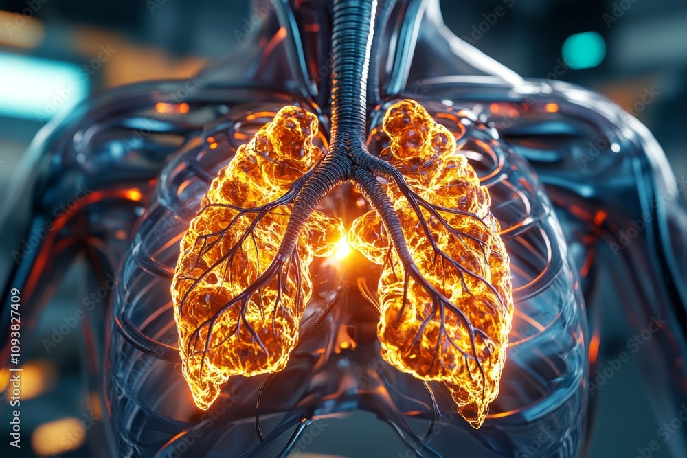 Poster aorta artery outlined with clean, sharp geometric shapes, highlighting its structure in a modern sty
