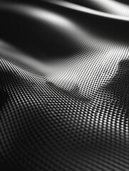 Mesh Texture: Sleek Black and Silver, Clean and Noise-Free