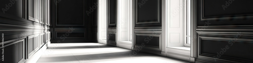 Poster an entire room painted in a single hue, with only subtle variations creating interest.