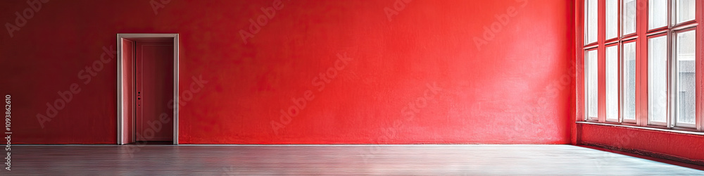 Poster an entire room painted in a single hue, with only subtle variations creating interest.